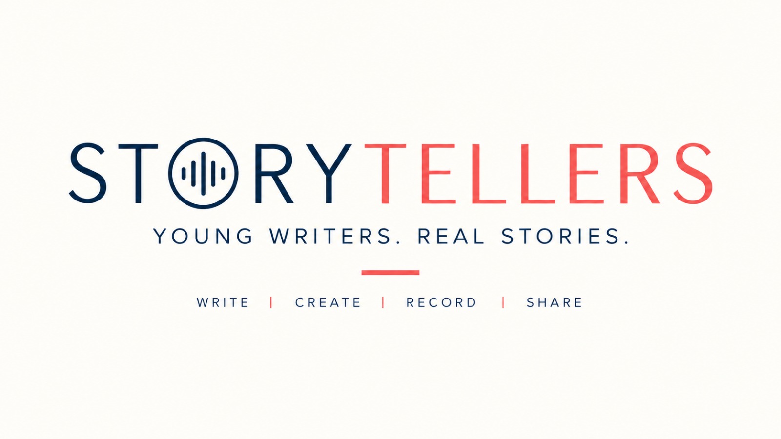 StoryTellers — Young writers. Real stories. Write, create, record, share.